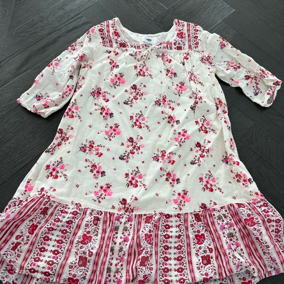 open lace back dress Maurices Black/Pink Floral Strappy Shift Dress